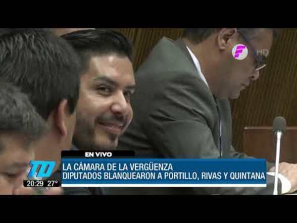 Diputados salvan a Portillo, Rivas y Quintana