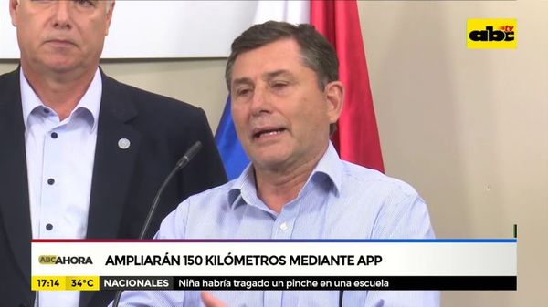 Ampliarán 150 km mediante APP - ABC Noticias - ABC Color