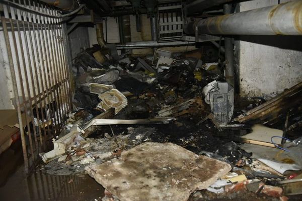 Principio de incendio en subsuelo de IPS - Nacionales - ABC Color