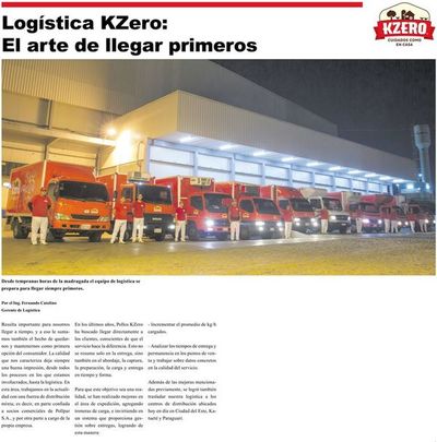 Logística KZero: El arte de llegar primeros - 25 Años de POLLPAR - ABC Color