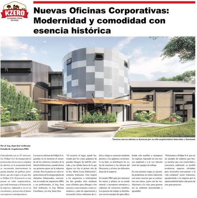 Nuevas Oficinas Corporativas: Modernidad y comodidad con esencia histórica - 25 Años de POLLPAR - ABC Color