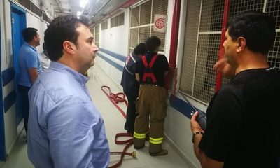 Controlan principio de incendio en IPS