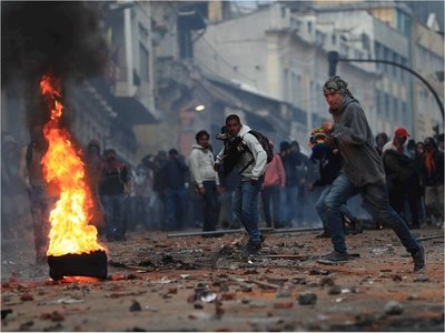 Confirman la muerte de un manifestante en Quito