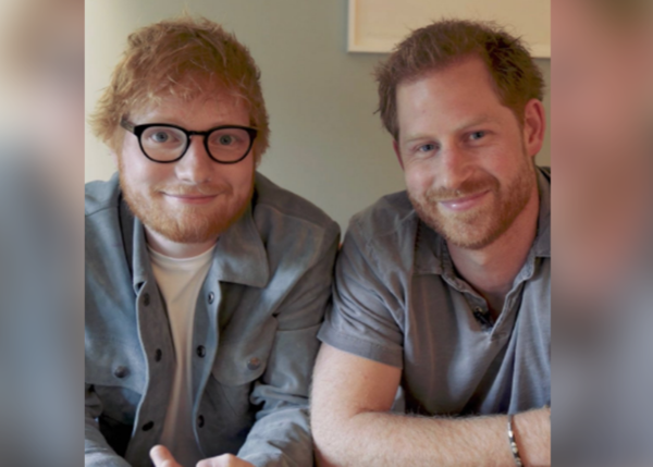 El profundo mensaje de Ed Sheeran y el príncipe Harry en un video