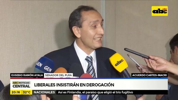 Yacyretá: Liberales insistirán en derogación de acuerdo Cartes-Macri  - ABC Noticias - ABC Color