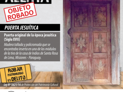 Ocho policías estaban de guardia cuando se robó patrimonio cultural jesuítico