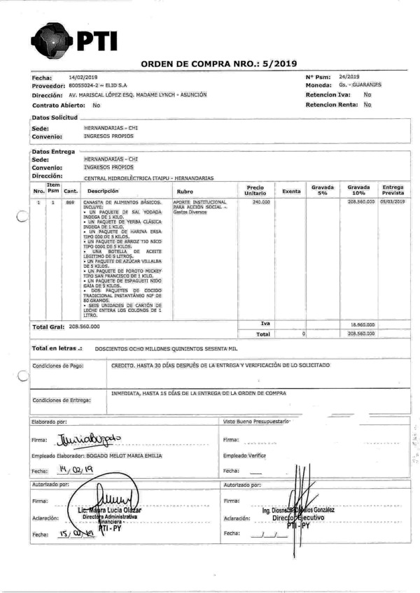 Rifan dinero de Itaipu Binacional a través del Parque Tecnológico