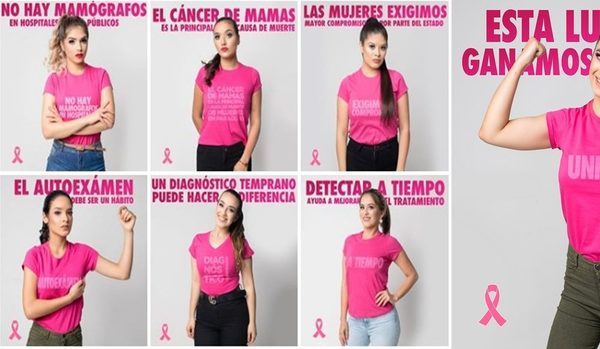 Candidatas se suman a campaña contra el cáncer de mama