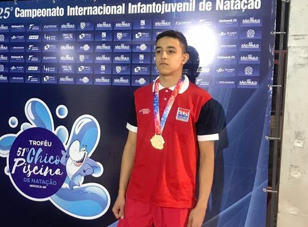 Maximiliano Benítez se bañó con oro en Brasil