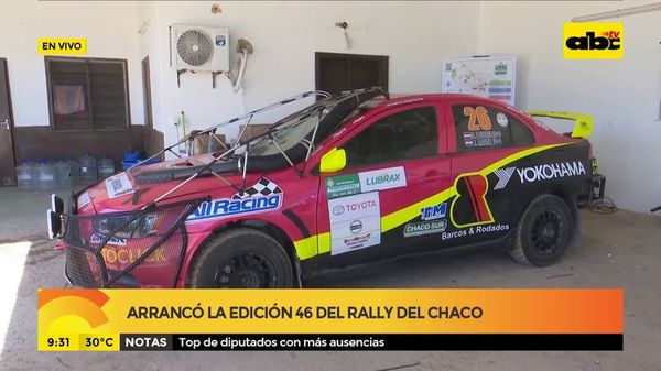 Arrancó la edición 46 del rally del Chaco - ABC Noticias - ABC Color