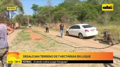 Desalojan terreno de siete hectáreas en Luque - ABC Noticias - ABC Color