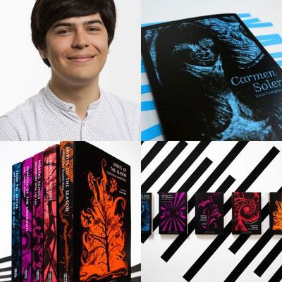 Con atractivas portadas, joven diseñador engalana obras literarias - Periodismo Joven - ABC Color