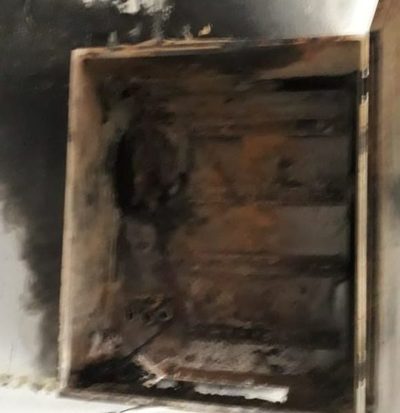 Incendio en uno de los pabellones la Facultad de Filosofía UNA