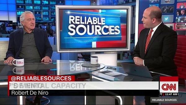 El momento en el que Robert De Niro pierde el control en televisión en vivo