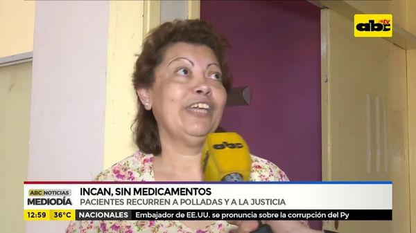 INCAN, sin medicamentos - ABC Noticias - ABC Color