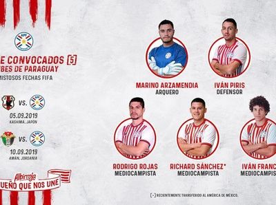 5 futbolistas del plano local  convocados por Berizzo para la selección nacional