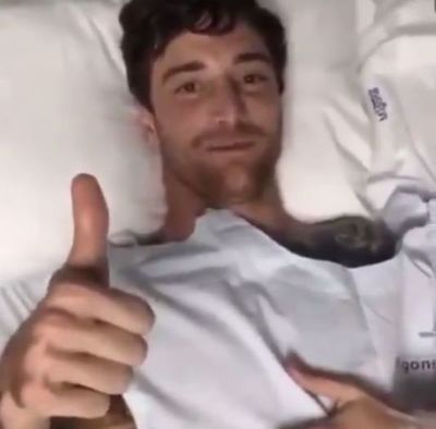 Con costillas rotas, Amorebieta dejo todo en la cancha