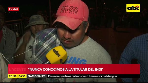 “Nunca conocimos a la titular del Indi” - ABC Noticias - ABC Color