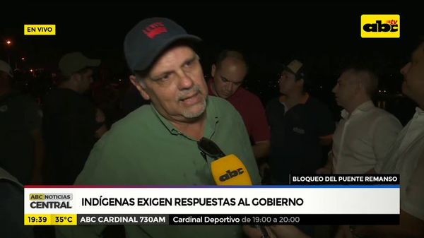 Indígenas exigen respuesta del gobierno - ABC Noticias - ABC Color