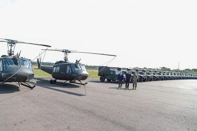 Taiwán dona vehículos y helicópteros a las Fuerzas Armadas para la lucha contra el terrorismo y narcotráfico