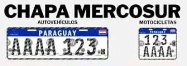 Desde hoy podes canjear tu chapa nacional por la del Mercosur