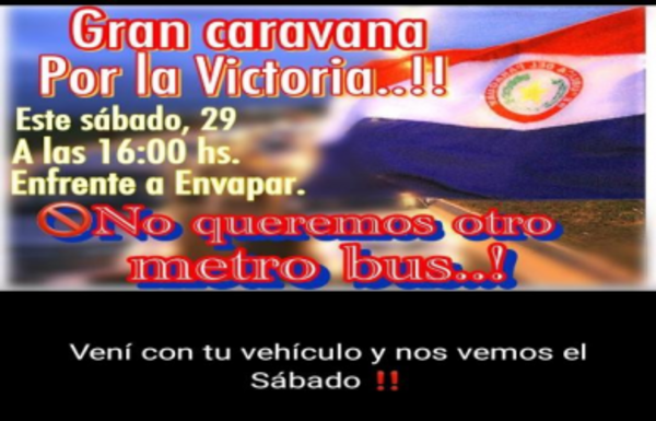 Vecinos se movilización "No queremos otro Metrobus"