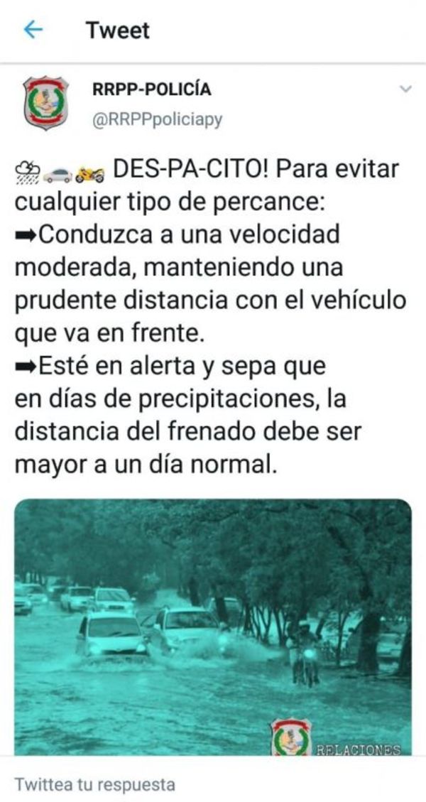 Al ritmo de Des-pa-cito, Policía Nacional recomienda no atropellar raudales