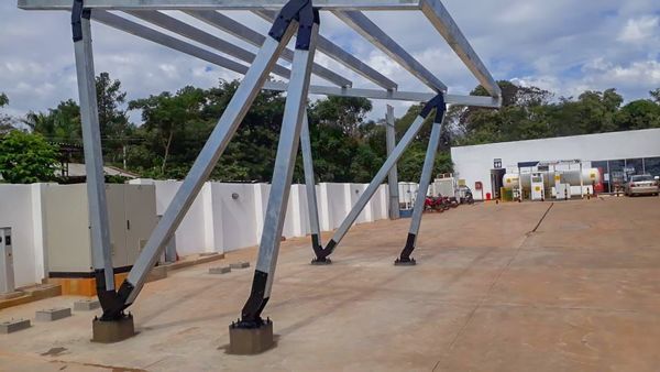 Futuras estaciones de carga para vehículos eléctricos localizadas en las ciudades de Coronel Oviedo y Caaguazú