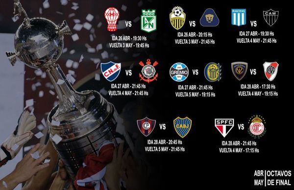 Cerro va con Boca: Confirman fechas y horarios de partidos por octavos de final de la Libertadores