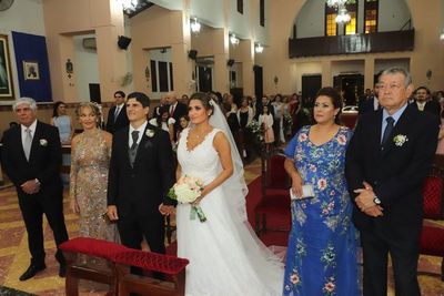 Nadhia y Piero se casaron