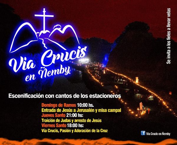 Vía crucis en Cerro Ñemby