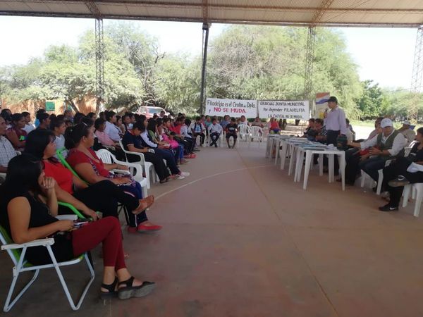 Concejales de Filadelfia realizan Junta Municipal en tu barrio