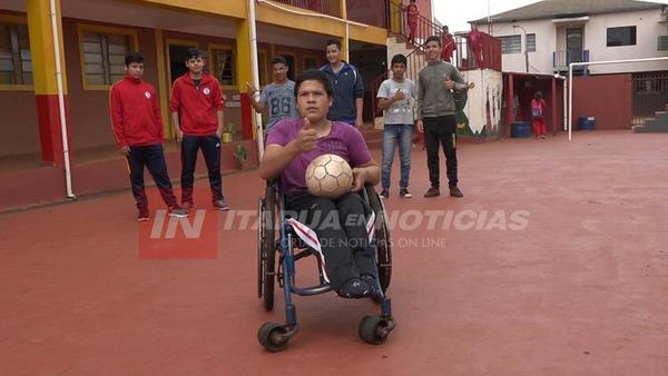 NADA DETIENE A MARCOS Y MUCHO MENOS LA SILLA DE RUEDAS!