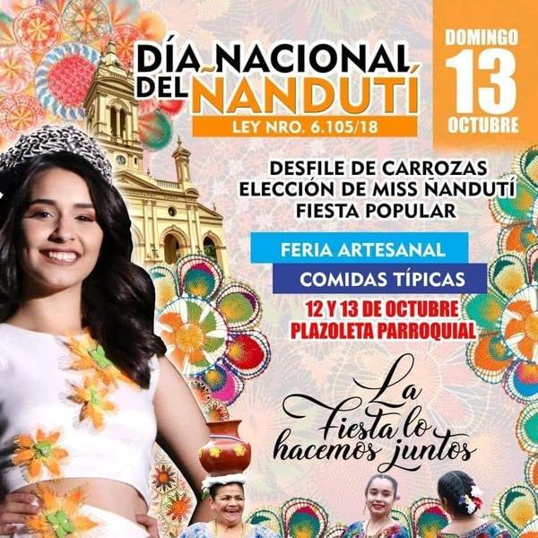 Festival por el Día Nacional del Ñanduti se realiza este domingo en Itauguá | .::Agencia IP::.