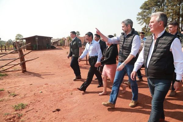Mario Abdo inaugura obra de mejoramiento de la Ruta Departamental Tramo Curuguaty – Villa Ygatimí – Ypehú.