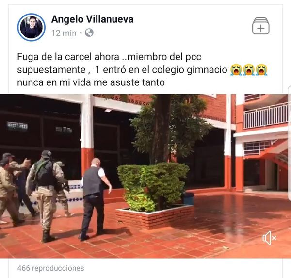 Presos del PCC ingresan al Colegio el Saber de CDE