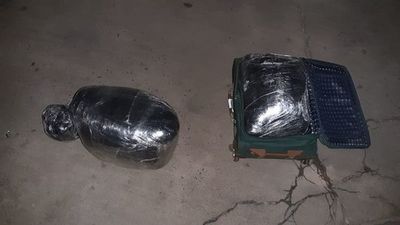 Incautan 20 kilos de marihuana en taller de buses - Nacionales - ABC Color