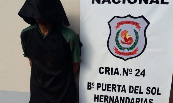 Detienen a delincuente con varios antecedentes en Hernandarias