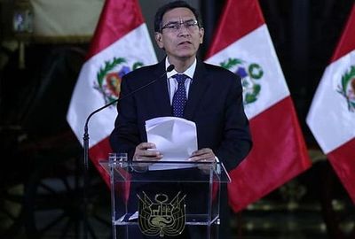 Presidente Martín Vizcarra anuncia disolución del Congreso de la República