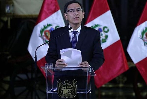 Presidente Martín Vizcarra anuncia disolución del Congreso de la República