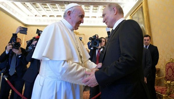 Vladimir Putin se reúne con el papa Francisco en el Vaticano