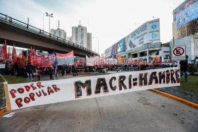 Argentina amenece en paro general sindical