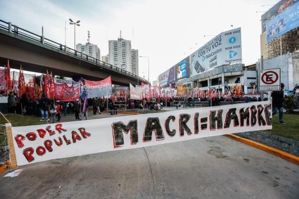 Argentina amenece en paro general sindical