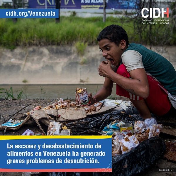 CIDH difunde informe sobre violacion de derechos de Venezuela