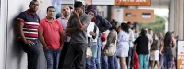 El desempleo en Brasil subió al 12,4 %: hay 13,1 millones de personas sin trabajo