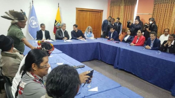 Gobierno ecuatoriano y movimiento indígena llegaron a un acuerdo