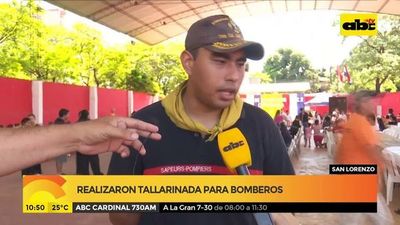 Realizaron tallarinada para bomberos de San Lorenzo - ABC Noticias - ABC Color
