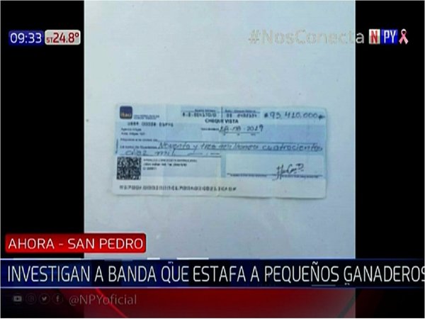 Banda liderada por un menonita habría estafado a ganaderos