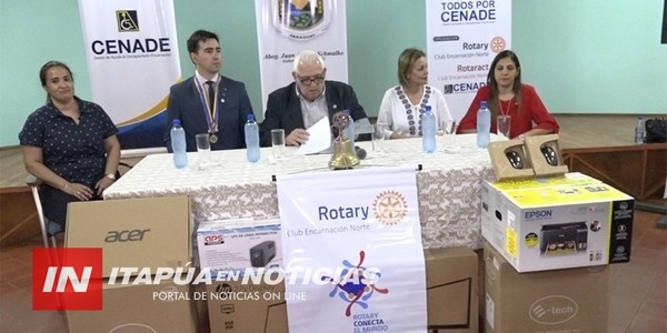 ENTREGAN MILLONARIO APORTE EN MUEBLES Y ENSERES AL CENADE