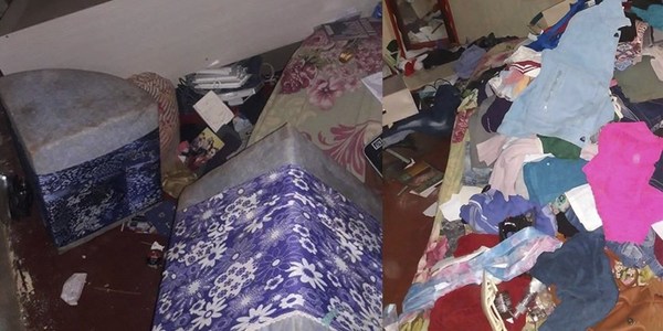 MALVIVIENTES VACÍAN UNA CASA EN BARRIO CHAIPÉ